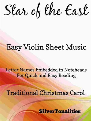 cover image of Star of the East Easy Violin Sheet Music